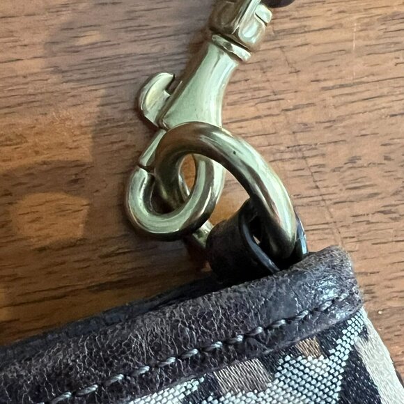 Coach Madison Top Handle Wristlet Pouch In Ocelot - Vintage - EUC - Picture 8 of 12